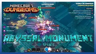 [Minecraft Dungeons] Water Hashira in the ocean using Water Breathing technique.
