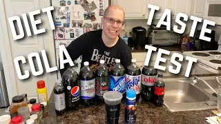 Taste testing 10 different diet cola soft drinks at random - can I tell them apart?