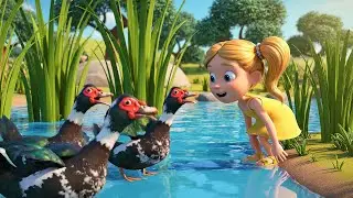 Three Little Ducks Quack Quack Quack 🦆 | Nursery Rhymes for Kids & Baby Songs