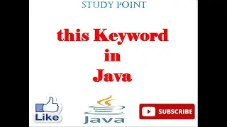 This Keyword in Java #this #java