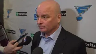 Jim Montgomery: Blues' effort level lacking vs. Bruins