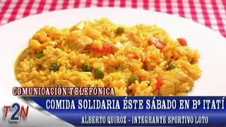 ALBERTO QUIROZ   COMIDA SOLIDARIA SABADO BARRIO ITAT&Iacute;