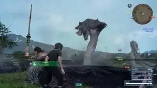 FINAL FANTASY XV Time Quest Midgardsormr&Hvitrormr Normal Mode/No Summons