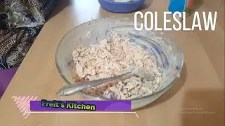 How to make coleslaw with no vinegar.