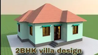 2BHK Tin shade roofing house design| टीन सेट घर का नक्शा| tiny House design @TinyHouseGiantJourney