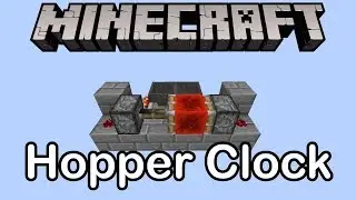 How to Build a Hopper Clock in Minecraft!