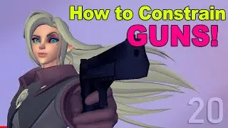 How to Constrain Weapons in Maya (Episode 20) | How To Be A 3D Animator 2020