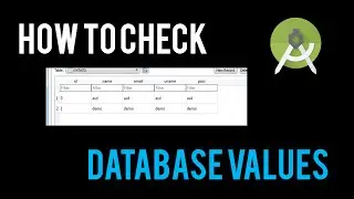 How to check Sqlite Database Values