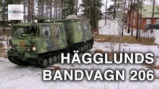 H&auml;gglunds Bandvagn 206 Tracked Carrier in Action