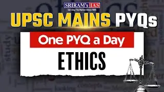 One PYQ | One Day | Ethics | GS-4 l #pyqpractice #upsc2026 #pyq