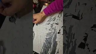 Mount Ararat 4 /  Live  painting, finding calm through lines & colors