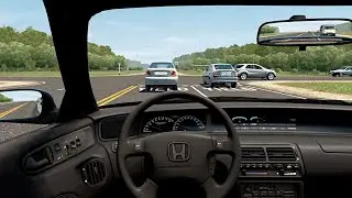Honda Prelude 2.2 Si VTEC - City Car Driving | Logitech G29 Steering Wheel Gameplay