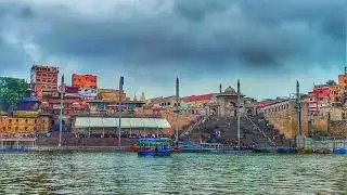 The transformation of Varanasi ghats 😍 #varanasi #benaras #kashi #kashivishwanath #travel #ganga 