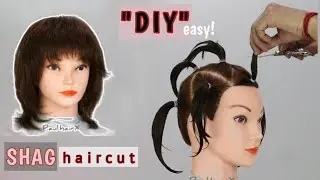  DIY||SHAG HAIRCUT||Shaggy haircut tutorial|Hair cut at home