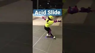 Acid Slide! Good Job! Training kids Slide! Freestyle Rocker Skates Pescara
