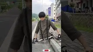 Disable Man l disable man no legs 😭😭#disabledlife #disabled #shorts