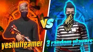 yeshuffgamer vs 3 random player 1 vs 3 free fire