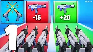 🔫Gun Clone Gameplay Walkthrough Levels 1–10 – Satisfying Gun Upgrade Runner (Android,iOS)