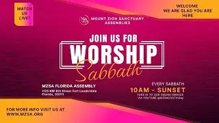 MZSA Fort Lauderdale FL Sabbath Service 10/04/2025
