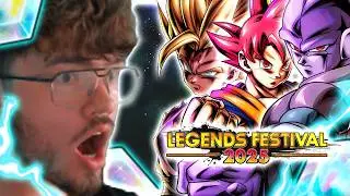 Величайший фестиваль легенд 2025 года: призывы в Dragon Ball Legends