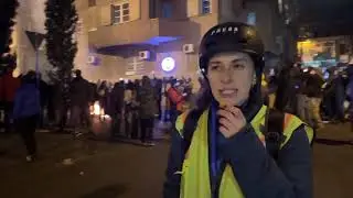Репортаж из эпицентра столкновений в Тбилиси