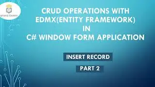 How to insert Record in Database Using Entity Framework in C# Window Form in Urdu/Hindi