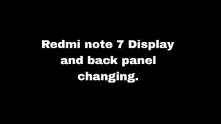 Redmi note 7 Display , Back panel and Vibration Solution. #mobile #mobilerepairing #tech 
