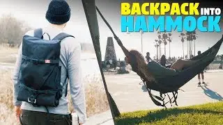 Nomad Hammock | This Backpack Turns Into a Hammock