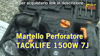 Tacklife 1500W 7J Rotary Hammer Drill Review and Test