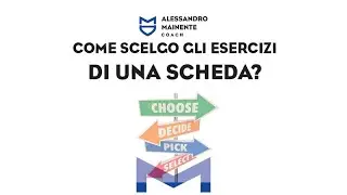 🔥COME SCELGO GLI ESERCIZI DI UNA SCHEDA?🔥