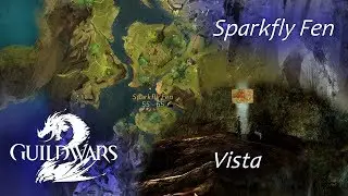Guild Wars 2 Vista in Sparkfly Fen near Orvanic Shore | GW2 Guide