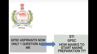 GPSC STI   ND GPSC PRELIMS CUTT-OFF SURVEY 2021