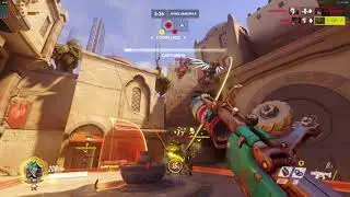 AMD Radeon RX 460-core i3 2125-8gb ram Overwatch FPS Test(low settings)