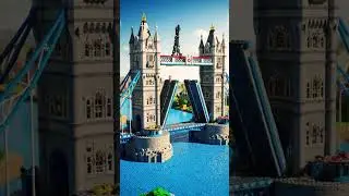Tower Bridge Lego Build Animation  #lego  #automobile