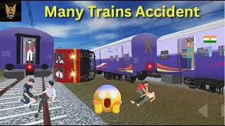 मेरी train गलत पटरी पर आ गई 😥 || Indian train crossing 3d accident || #itc3d #gaming