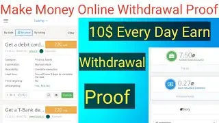 Real Online Earning Website Withdrawal Proof| Taskpay.ru Withdrawal Proof| Big Earning Website