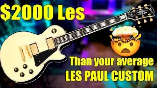 This Guitar Is $2000 LESS Than a Gibson Custom Shop Les Paul Custom 😱