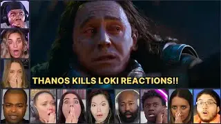 Reactors Reacting To THANOS KILLS LOKI | AVENGERS INFINITY WAR MOVIE Reaction Mashup