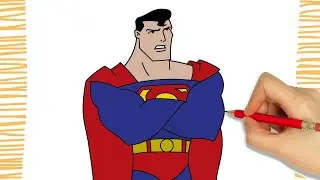 Como dibujar a SUPERMAN