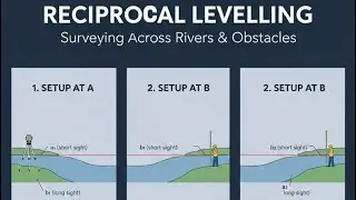 Reciprocal levelling | numerical problem solving | civil engineering 