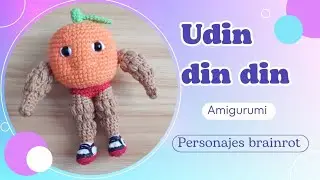Udin din din amigurumi udin din din tejido a crochet #brainrot #viral #parati #udindindin #tejidos