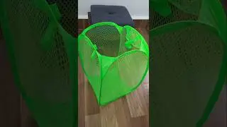 Unboxing Kuber industries nylon mesh laundry basket #Kuberindustries #nylon #laundry #basket #green