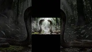 Cobra Fight in Fog #snake #wildlife #cobra #animals