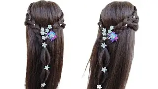 Most Beautiful Bridal Hairstyle For Weddings | Easy Graceful Hairstyle Tutorial for Girls #hairstyle
