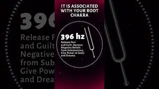 396 Hz Tuning Fork to Release Fear and Guilt from Your Root Chakra #shorts