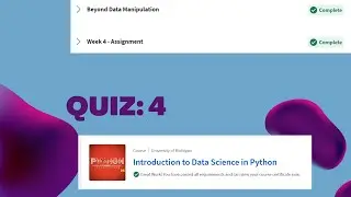 Introduction to Data Science in Python University of Michigan | Week 4 Quiz answer | Coursera
