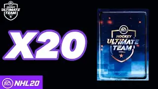 NHL 20 HUT OPENING 20 REROLL PACKS🎲