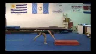Handstand on Panel Mat