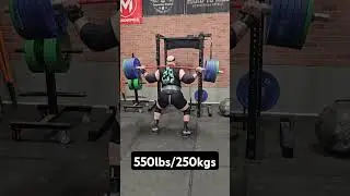550lbs/250kgs Behind the Neck push press