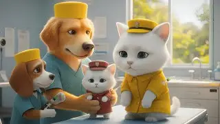 Hero Cat Dad Saves the Day &mdash; Cute Firefighter Cat Family 🐱🔥🚒